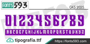 TIPOGRAFIA CAMISETAS DE FUTBOL